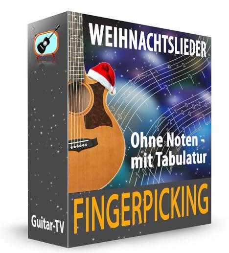 Lernpaket-Guitar-TV Fingerpicking-Weihnachtslieder